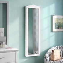 Wayfair mirror with on sale jewelry storage